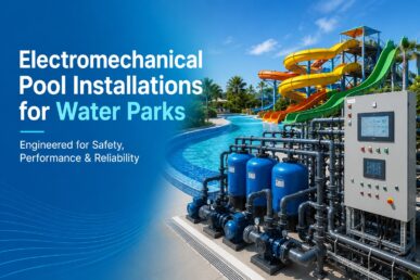 Electromechanical Pool Installations, water park pool systems