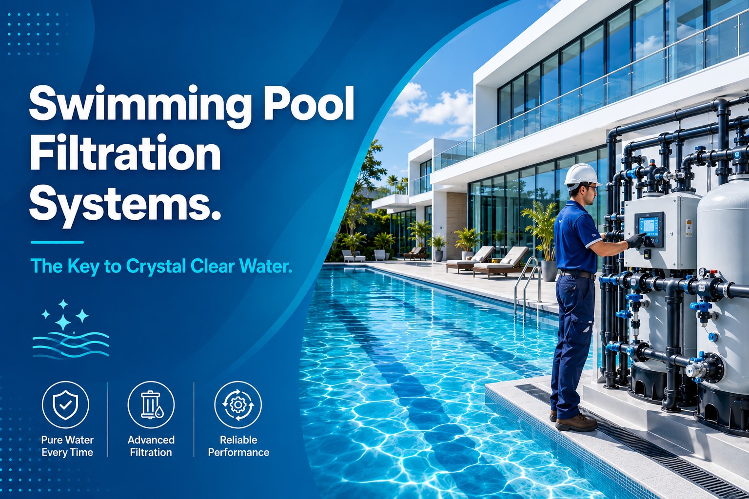 Swimming Pool Filtration Systems | Efstaco Pools