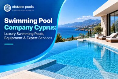 Luxury swimming pool company in Cyprus offering custom pools, pool equipment and professional pool services.